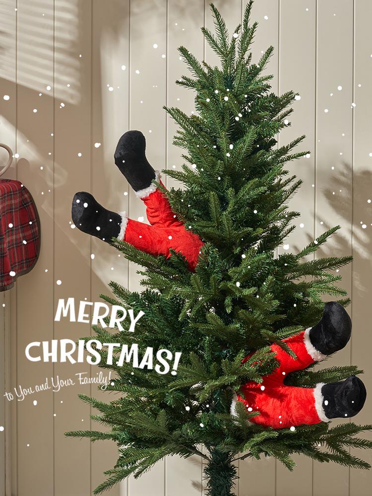 Santa Claus Tree Ornament - Creative Christmas Decoration for Shops & Malls