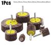 Wheel Tools 1* 1PC 6mm Abrasive Flap Wheel Disc Grinding Wheel