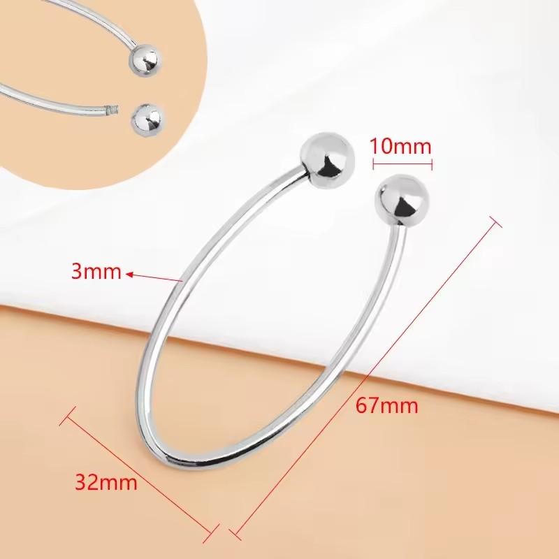 Meetee 2/5Pcs Pearl U-shaped Metal Hook Detachable Irregular Spiral Button Dress Shirt Collar Screw Clasp Hardware Accessories
