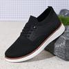 Spring and Autumn New Men's Breathable Casual Shoes Mesh Sneakers Soft Bottom Comfortable Anti-Lightweight Slip One Pedal Dad Shoes