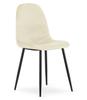 COMO chair - beige velvet x 2