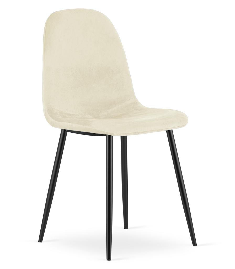 COMO chair - beige velvet x 2