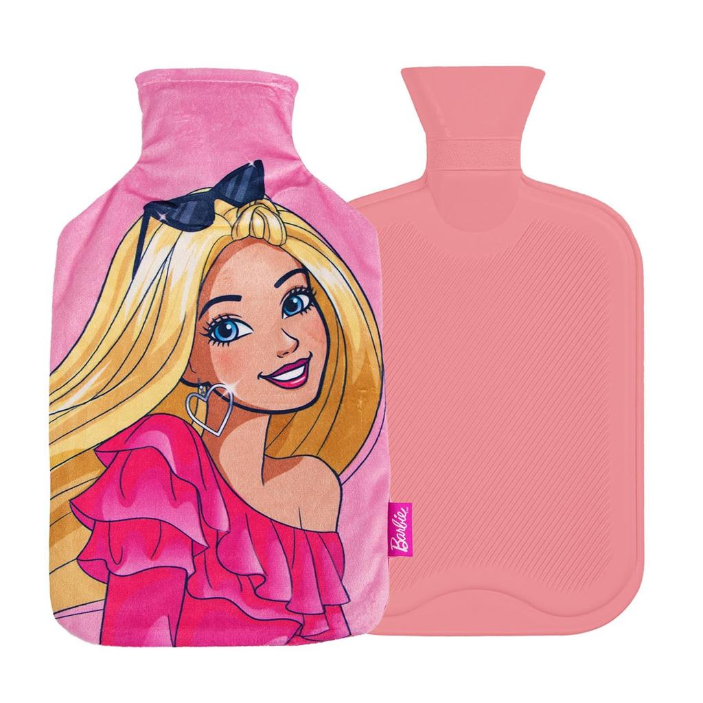 Barbie Reversible 2L Hot Water Bottle And Cover