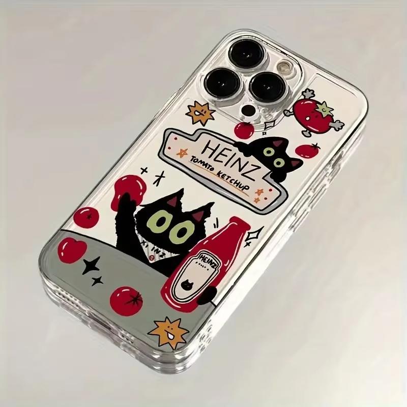 Cartoon Animal Cute Cat Pattern Phone Case For Samsung Galaxy S26 S25 Ultra S24 S23 FE S22 S21 Plus S20 A73 Clear Bumper Cover