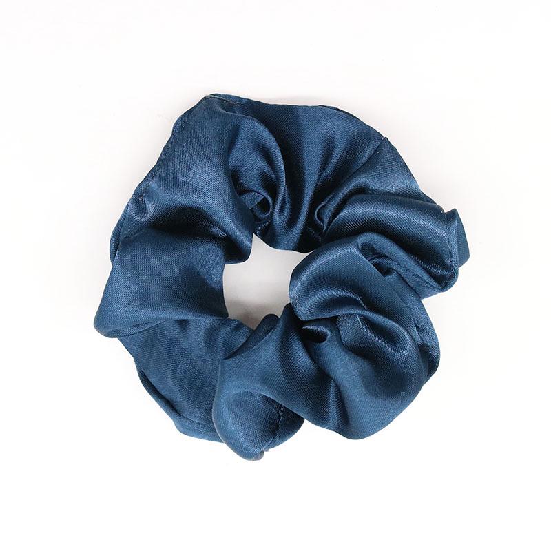 Vintage French Satin Silk Hair Tie - Retro Versatile Accessory