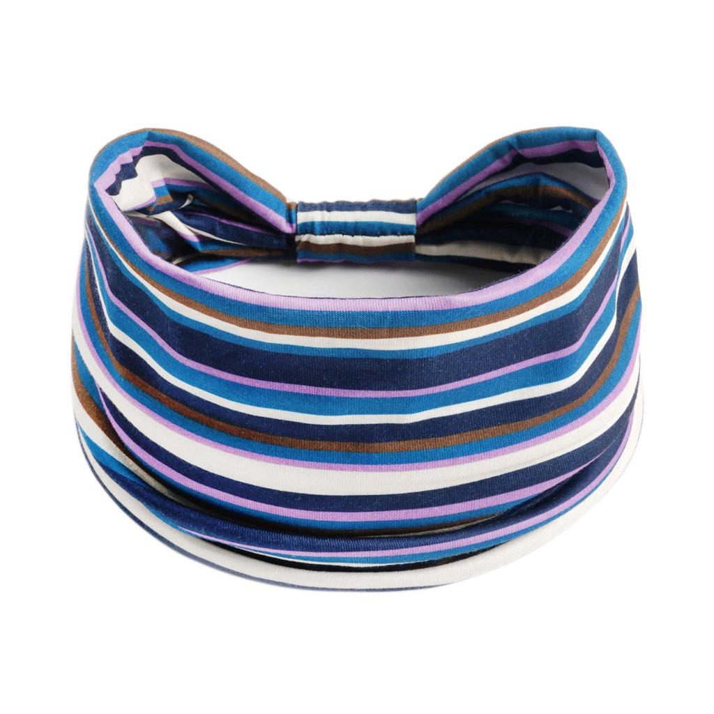 Bohemian Retro Print Yoga Headband: Wide African-Inspired Headscarf for Women