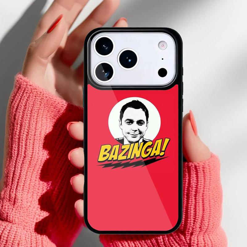 BAZINGA BIG BANG THEORY Phone Case for iPhone 17 16 15 14 13 Pro Max Back Cover for 12 11 Pro Coque