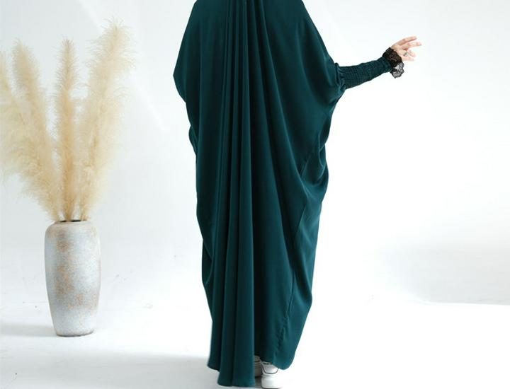 Loriya Solid Color Big Swing Robe Dress 2023 - LR609, Dubai, Turkey