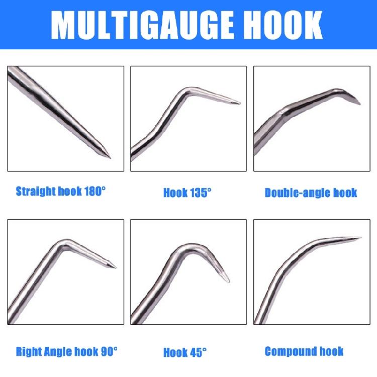 6Pcs O Rings Seal Disassembly Tool O Rings Seal Gasket Screwdriver Puller Remover Tool Car Vehicle Removal Pick Hook Set