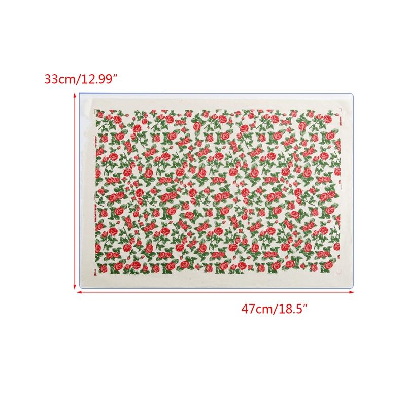 Pottery Ceramics Clay Transfer Paper Porcelain Decals DIY Flower Pattern for Handmade Glaze Underglaze Creative Sticker