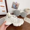 Mesh Breathable Thick-soled Women's New Versatile Fashion Height-increasing and Thin Casual Sports Shoes