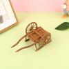 Dollhouse Miniature Simulation Assembled Cart  Model DIY Accessories Garden Furniture Toys