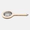 Wood Bird Perch Stand Platform Removable Bird Food Bowl Parrot Feeding Cup  Bird Cage Accessory