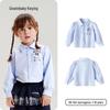 Girls' Preppy Rabbit Police Theme Spring Outfit