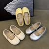 Skirt Soft New Feet Mary Jane Single Shoes Women'S Beanie Shoes Evening Shoes Flat Bottom Not Tired With Summer French Style