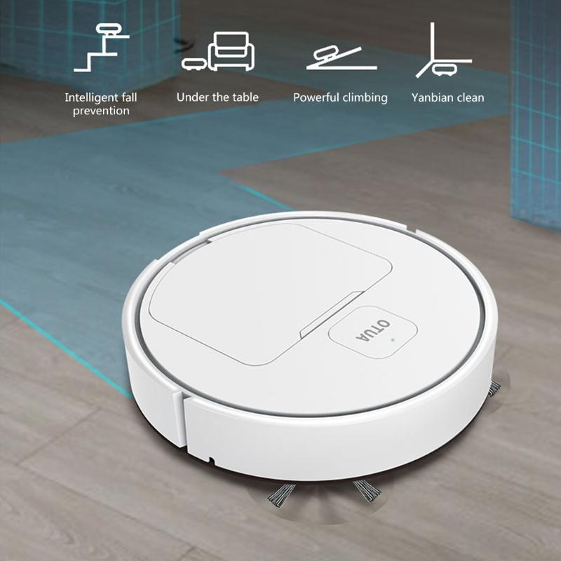 Large Suction Robot Vacuum Silent and Anti-collision Rechargeable Vacuum Cleaner