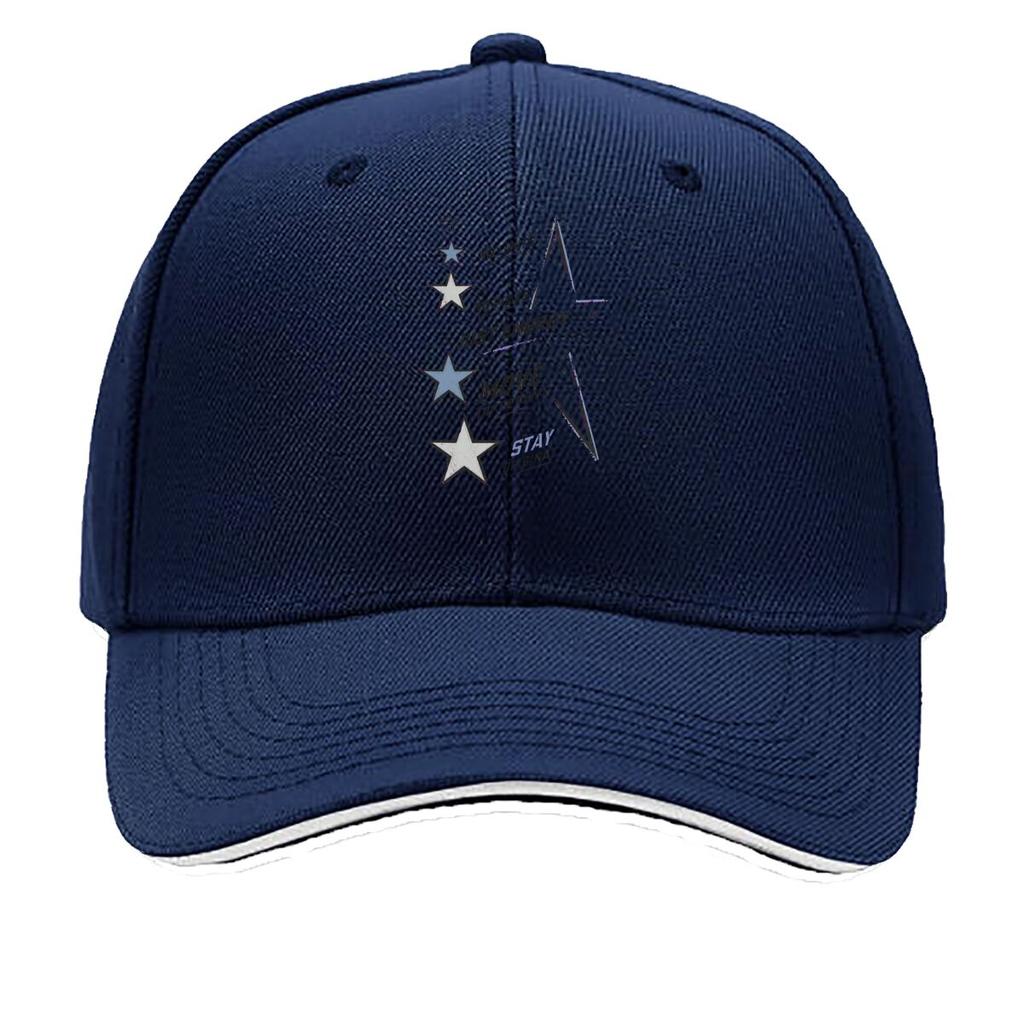 Minimal Urban Star Outline Graphic Sandwich Baseball Cap Sun Cap Outdoor Workouts Hat
