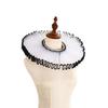 Handmade Ruffle Neck Collar Ruff Collar Adjustable Collar for Masquerades Parties Cosplay Event Costume Neckwear All Age