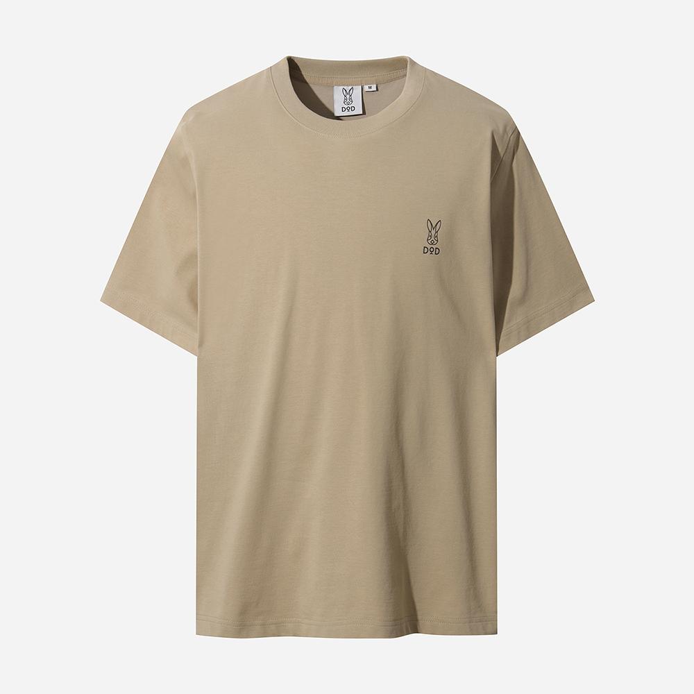 DOD Aid Basic Short Sleeve T-Shirt For Men (Tan)