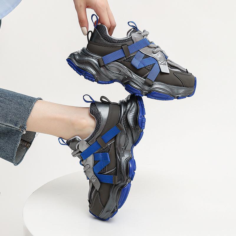 Dad shoes women's shoes new platform lace-up casual height increase sports versatile jogging shoes dad shoes sports shoes children