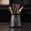 Ebony Tea Ceremony Six Gentlemen Set Kung Fu Tea Set Accessories Daquan 6 Gentlemen Tea Making Tools Tea Needle Clip, Tea Knife