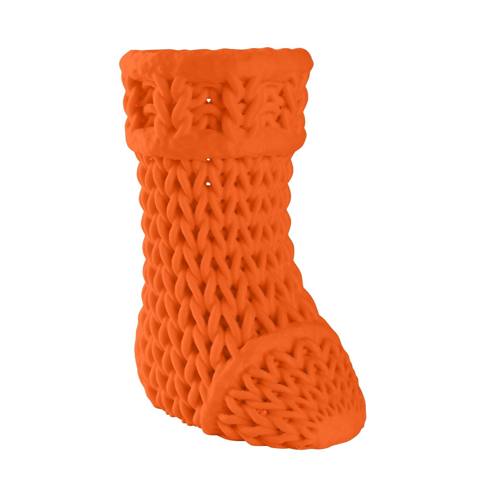 

3D Printede Вязаный контейнер для чулок Декоративная модель для дома One Size шафрановый