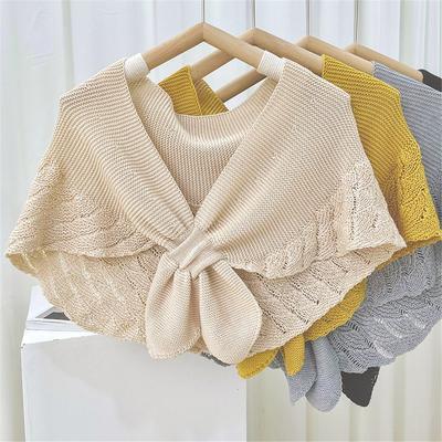 Faux col en tricot chaud Châle doux Foulard mode pour T-shirt