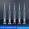 JITONGXUE JT-87 S2 Staal Antislip Precisieschroevendraaier voor Elektronica Reparatie