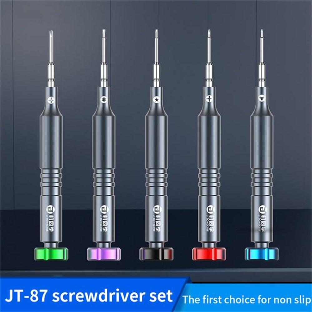 JITONGXUE JT-87 S2 Staal Antislip Precisieschroevendraaier voor Elektronica Reparatie