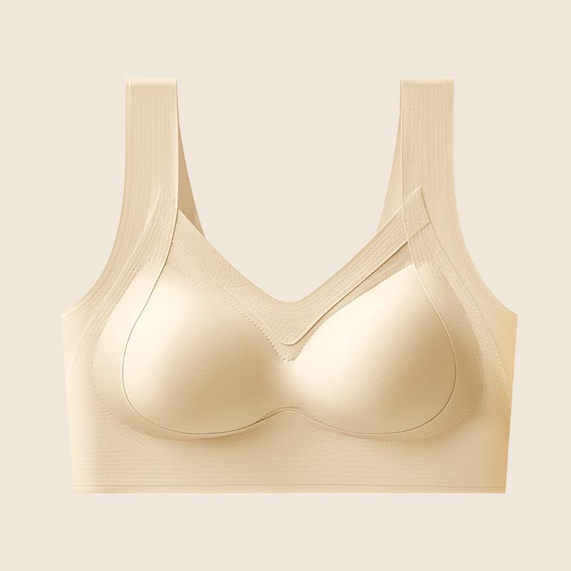 Women's Seamless Push Up Beauty Back Bra, Wireless Fixed Lift Tank Top, Anti-Sagging Side Support Bra