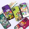 Cartoon Funny R-Rugrats Phone Case For Iphone 17 16 15 14 13 12 11 Pro Max Plus Black Shell Cover Case
