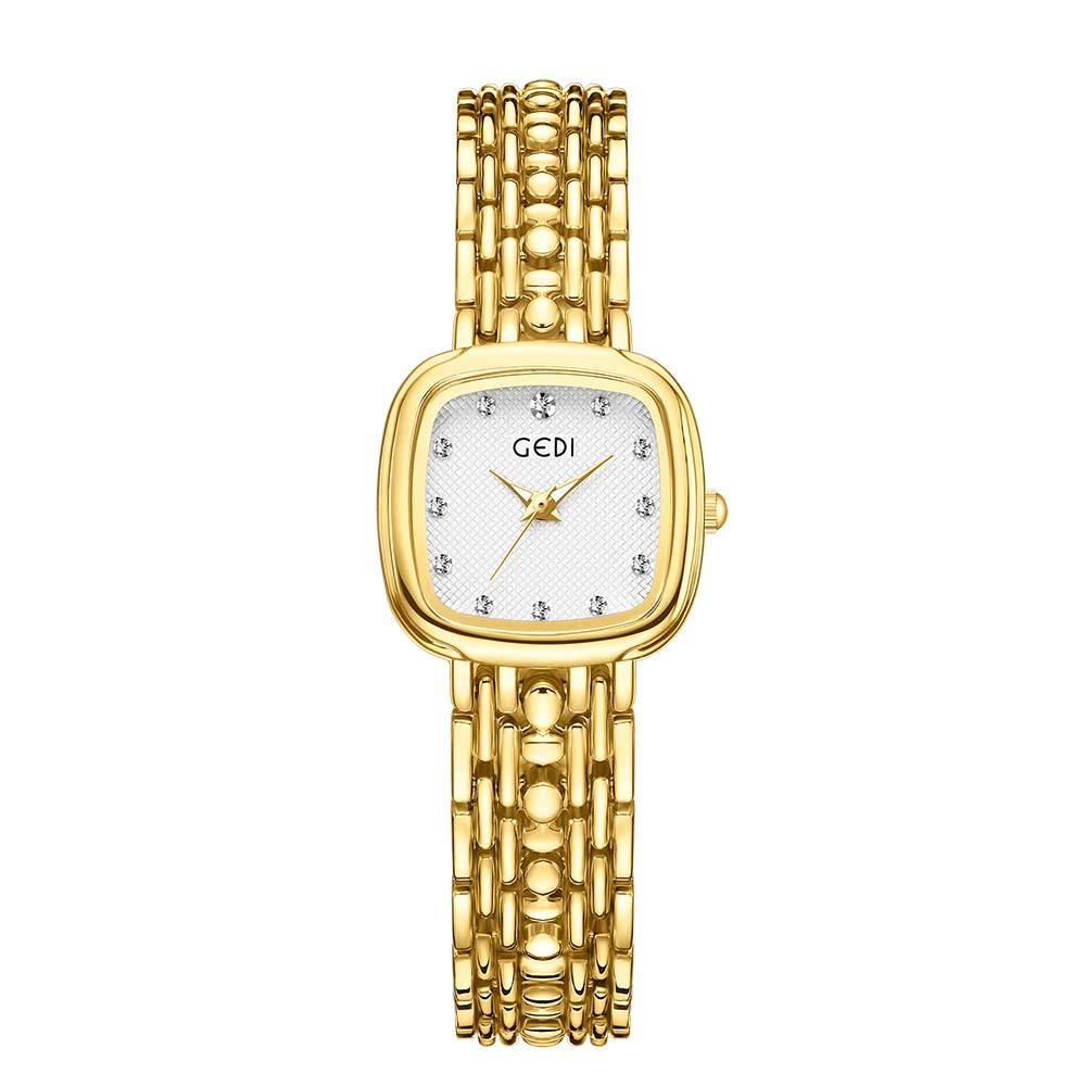 GEDI Premium Quartz Ladies Bracelet Watch Luxurious Vintage Style Elegant Water-Resistant Gift Watch for Women