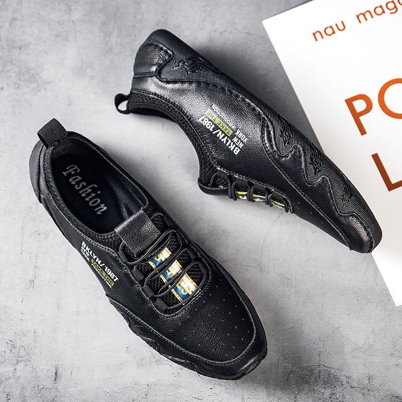 2024 Men's Summer Plus Velvet Height-Increasing Casual Leather Shoes for Work and Business