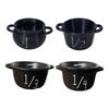 Enchanting Witch Cauldron Measuring Cups Set Halloween Kitchen Baking Tools For Party Decorations And Spooky Gift Giving