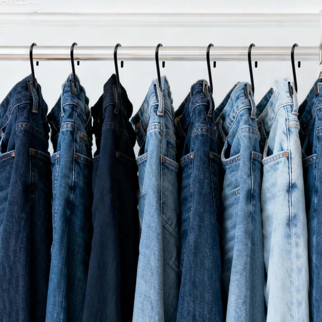 18 Pack 4 inch Heavy Duty S Hooks Pan Pot Holder Rack Hooks S Shaped Hooks Hangers for Oval Ceiling Pot Rack Hanging Kitchenware Spoons Pans Pots