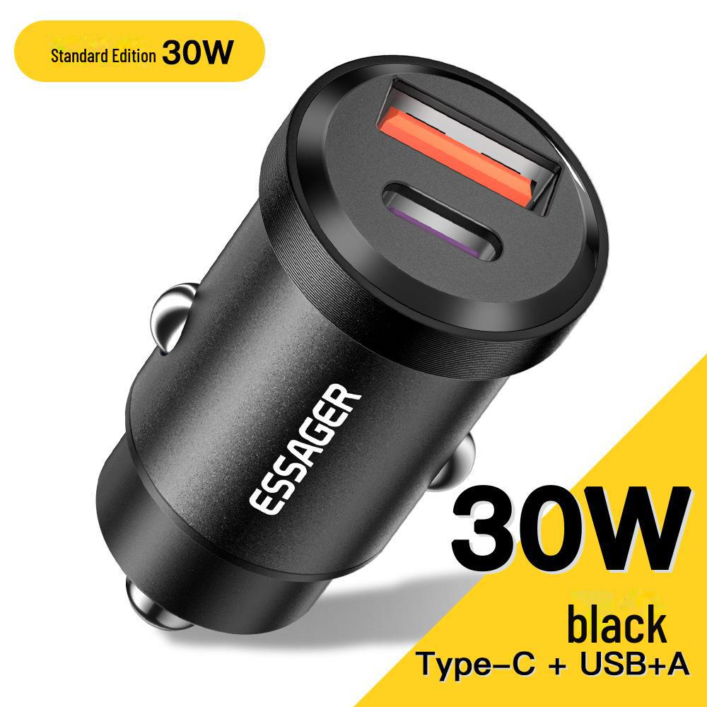 Essager PD30W Podwójna Ładowarka Samochodowa USB z QC3.0