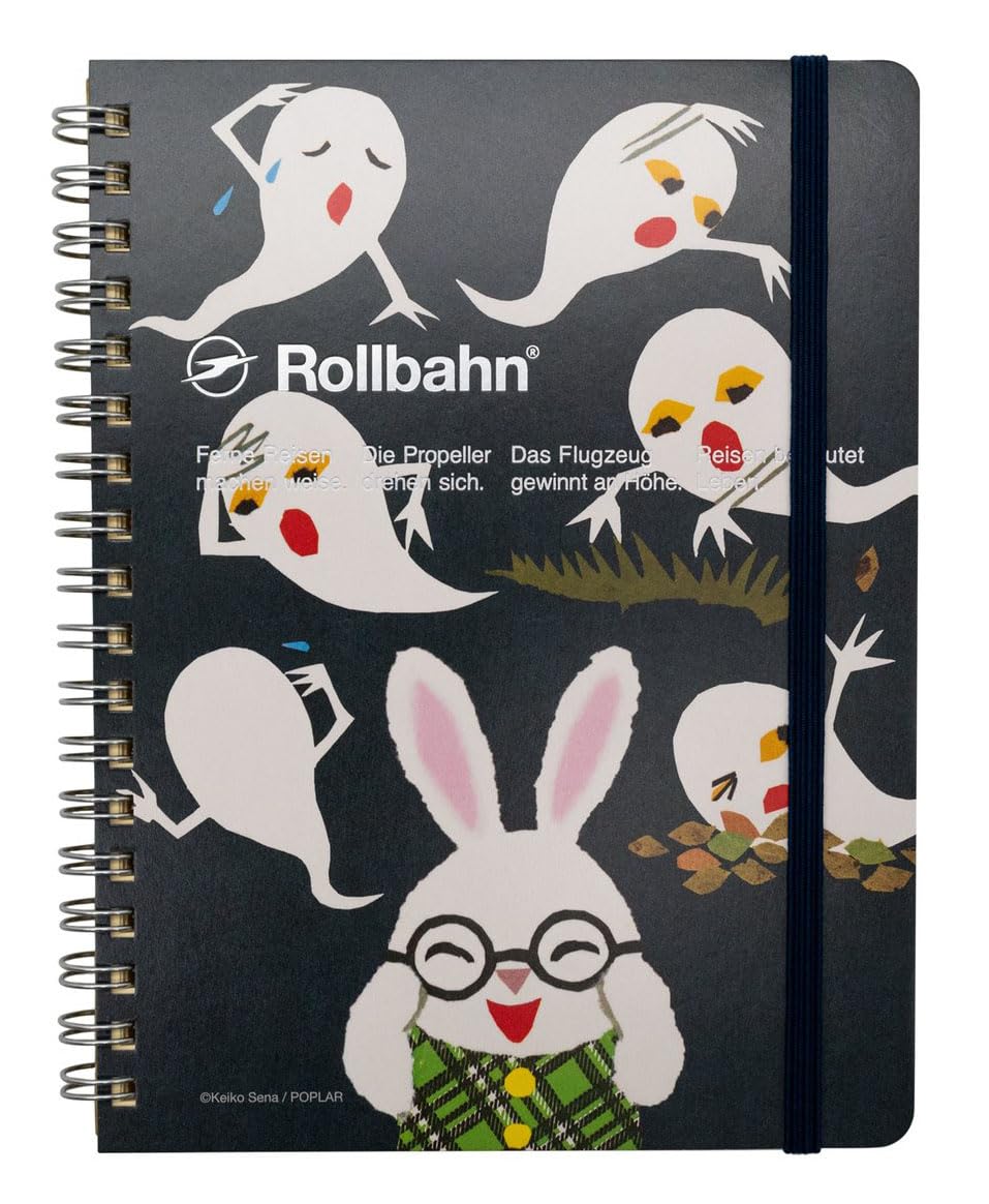 Delfonics Rollbahn Pocket Memo L Picture Book Design Series (Glasses Rabbit)