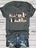 Cute Dog Breed Collage Women's Tee - Pet Lover Casual Top