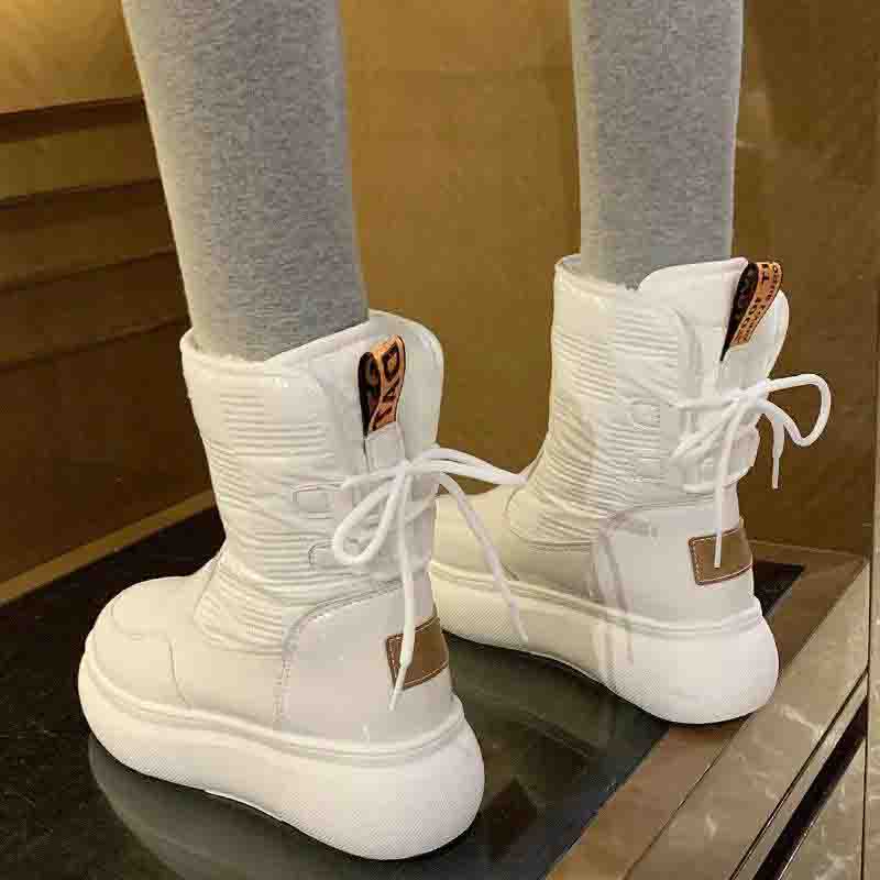 Botas de nieve Moda estudiantil para mujeres Invierno más engrosamiento de  terciopelo Impermeable para mujeres Botas de algodón Wild Martin comprar a  buen precio — entrega gratuita, reseñas reales con fotos — Joom