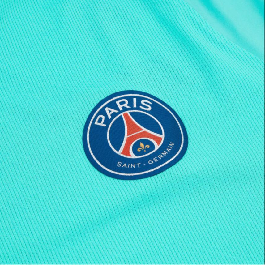 Jordan X Paris Saint-Germain Comfortable Skin-Friendly Logo Long Sleeve Football Shirt Unisex tops Light-Blue BV3946-317