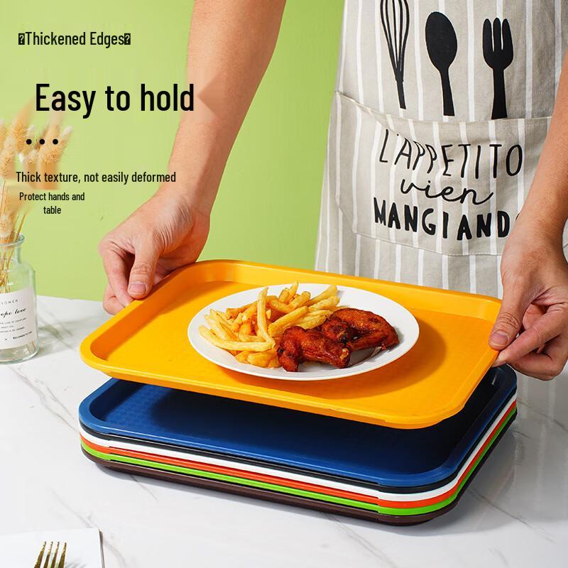 LISM Rectangular Plastic Serving Tray