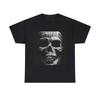 Unisex Adult Halloween T Shirt Art Painting Skull Metal Band Gothic Spooky Dark
