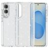 Samsung Galaxy S25 Edge Case, Glittery Powder, Transparent