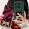 Cute Coffee Cat Matte TPU Mobile Phone Case for Xiaomi 15 14 13 12 Mi 11 T Ultra Lite Pro S X 5G Colorful Printing Cover