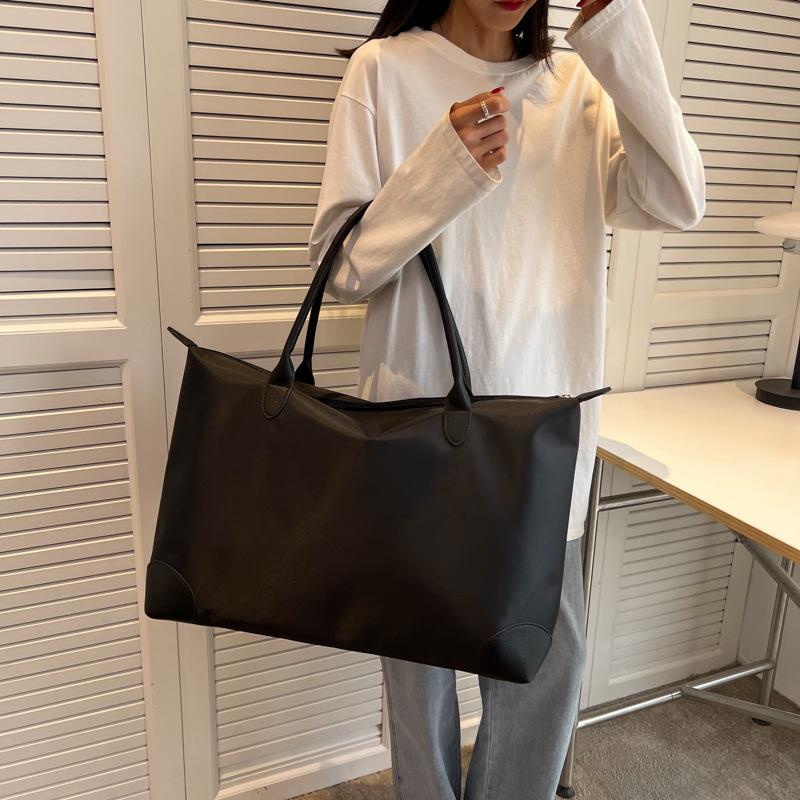

Travel Bag Women s Large-capacity Business Trip Tie Rod Luggage Bag Birth Bag Storage Bag Sports Fitness Bag Yoga Bag чорний