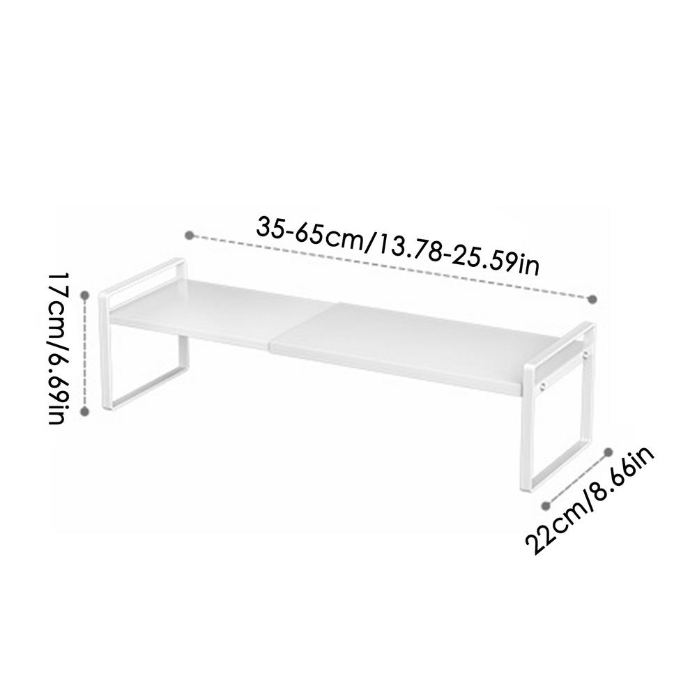 Countertop Shelves Expandable Countertop Microwave Rack Adjustable Sink Shelf Riser Kitchen Storage Stand Cabinet Organizer
