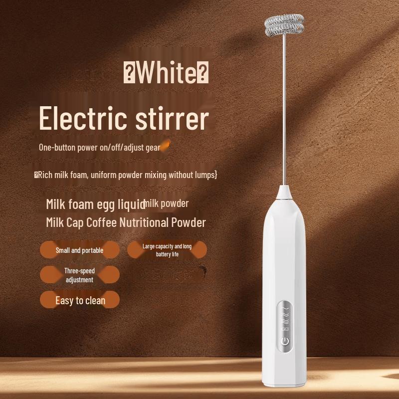OLOEY Handheld Electric Milk Frother & Egg Beater