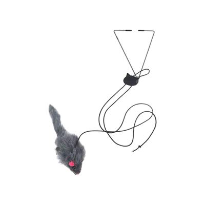Door,hanging Small Mouse Cats Teaser Elastic Clip, Door Swing Hanging Bouncing Self,entertainment Toy For Cats To Boredom, Pet Supplies