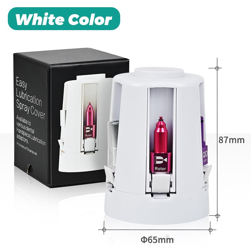 Dental Handpiece Lubrication System Dental Handpiece Cleaning Machine Oil Spray With 5 Style Connector Portable Maintenance Tool белый
