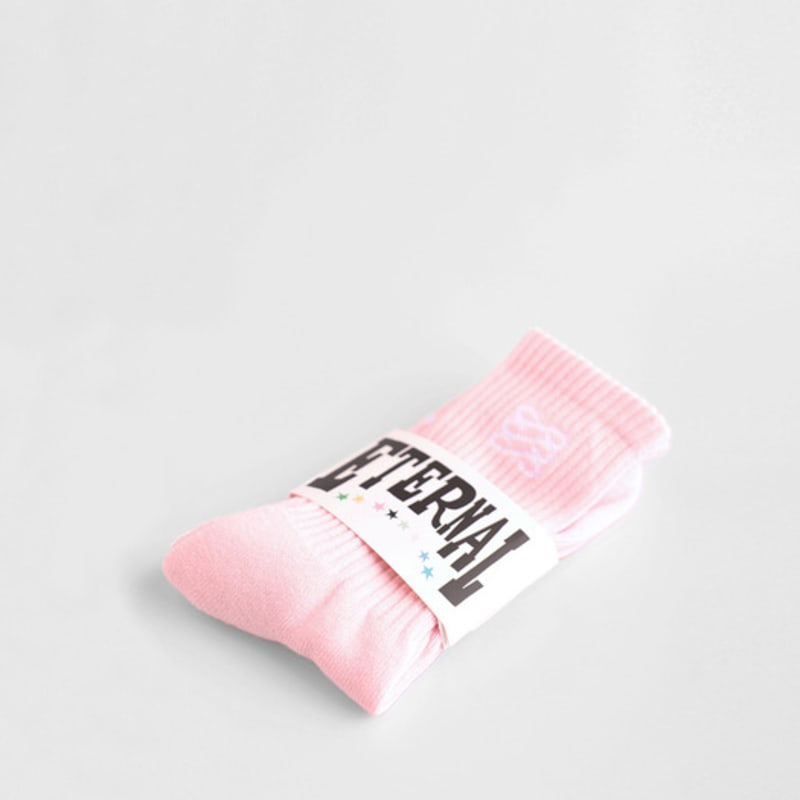 ETERNAL YOU Winglet Socks_Pink